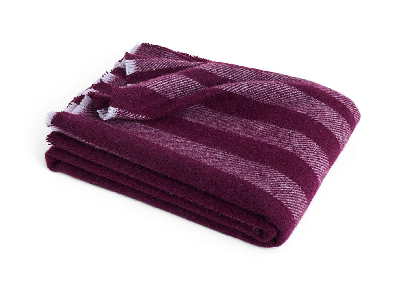 HAY Duo Throw Plum