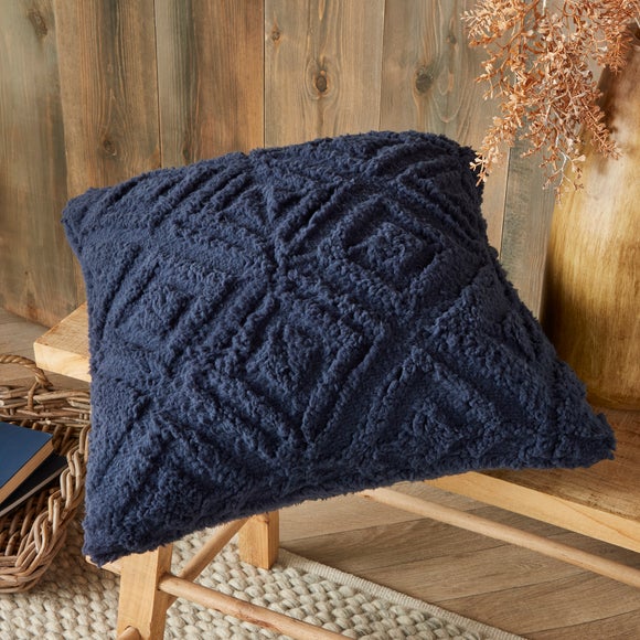 Fusion Geo Fleece Square Cushion