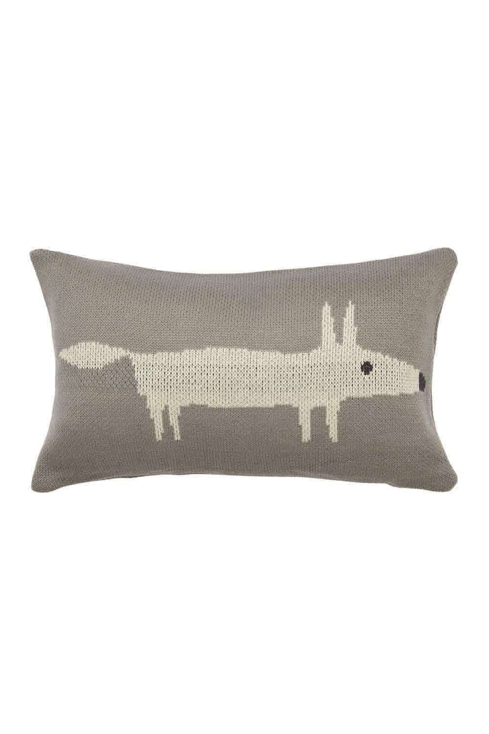 Scion 'Mr Fox' Cushion in Silver