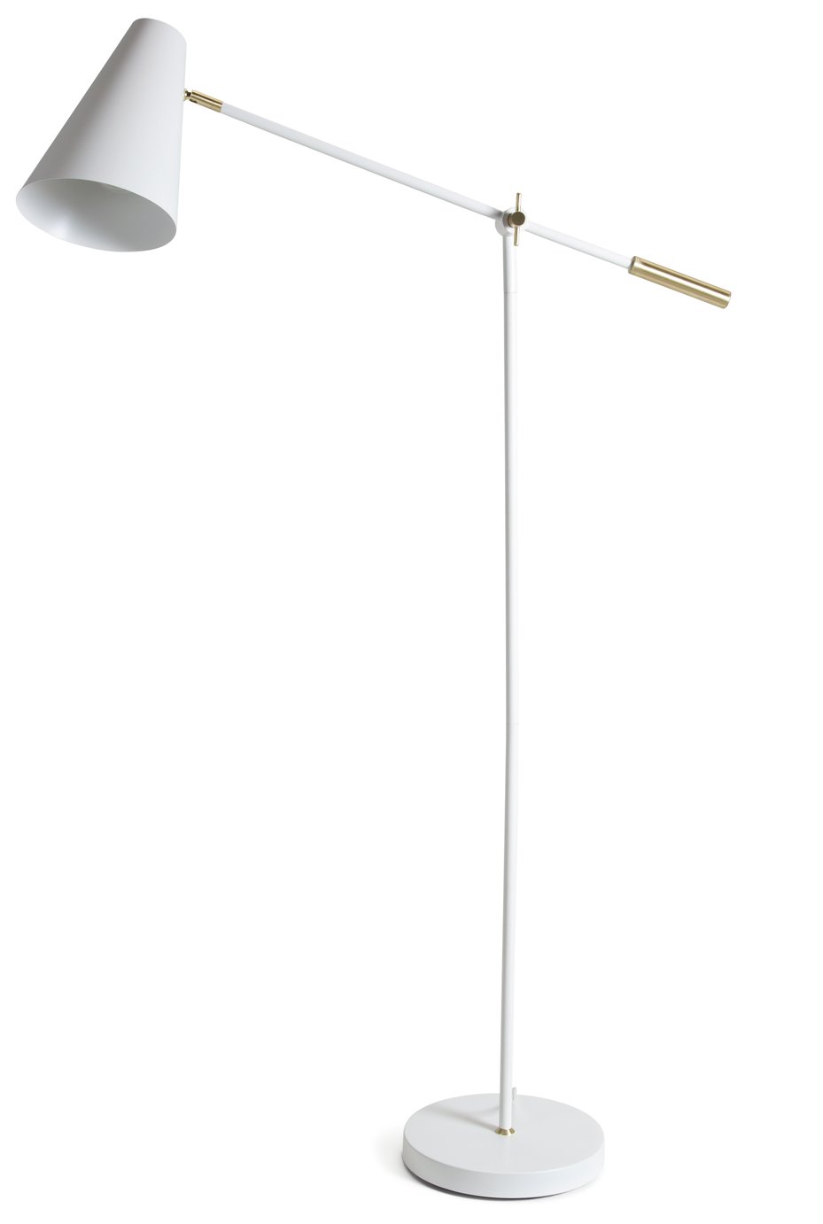 Habitat Vesper Cone Task Floor Lamp - White