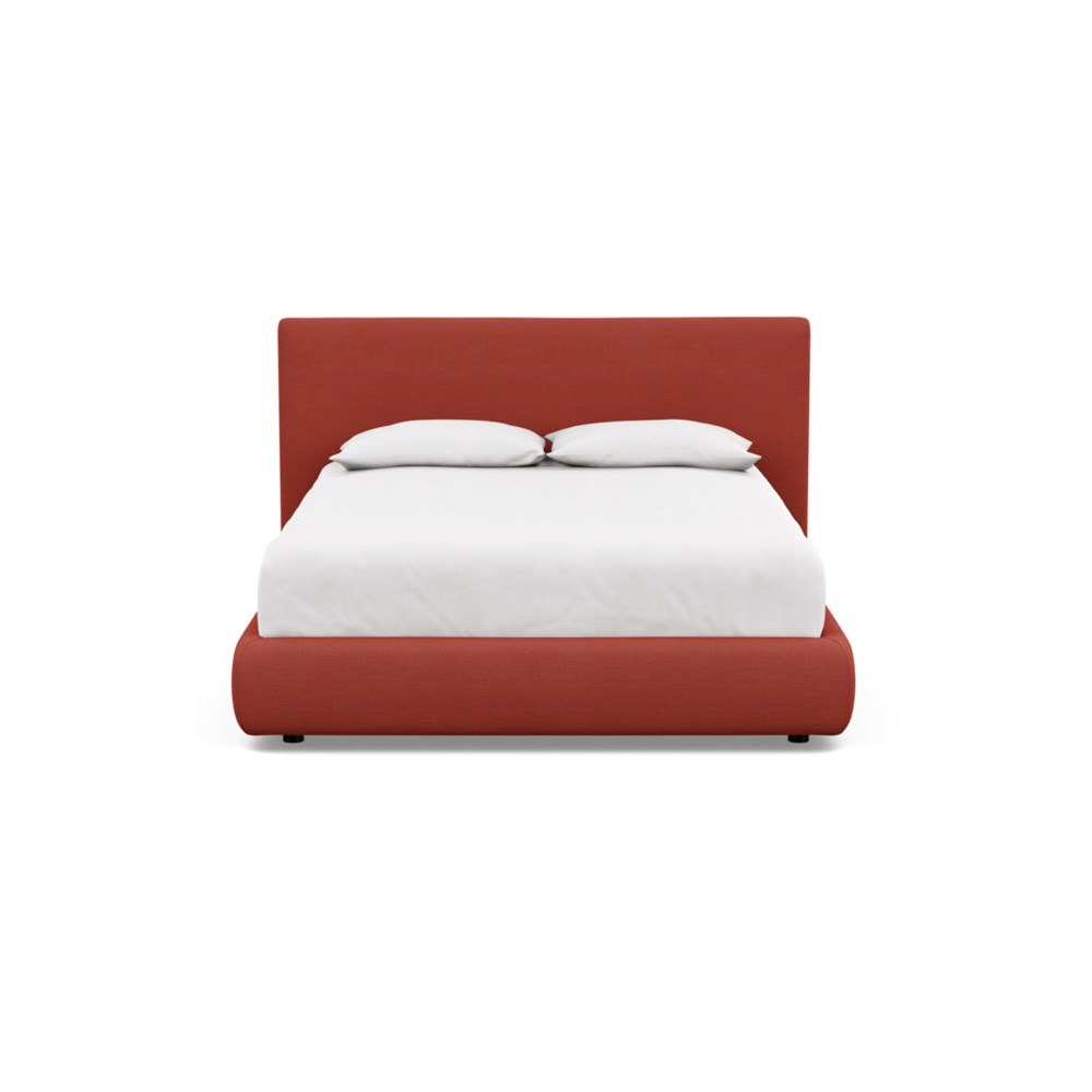 Heal's Alba Bed Double Tundra Texture Rust