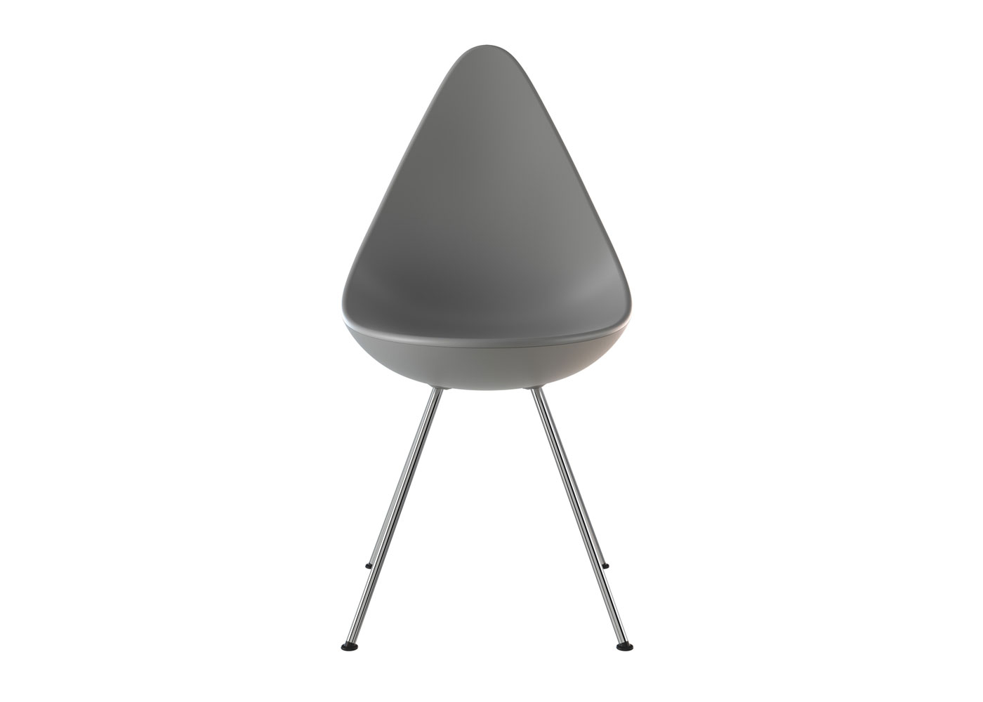 Fritz Hansen Drop Chair Nine Grey