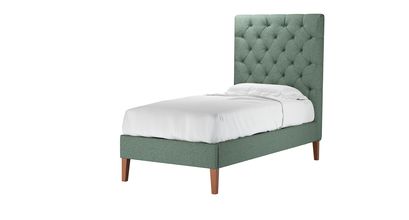 Rosalie 150cm Single Bed in Peacock Plush Tweed Boucle - sofa.com