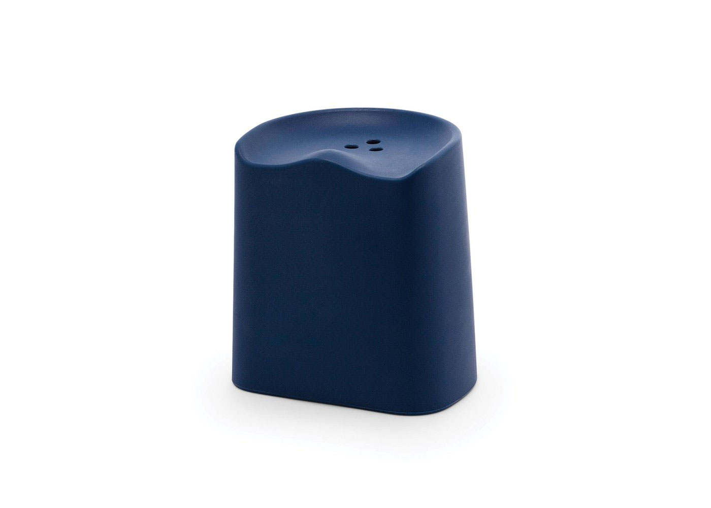 Established & Sons Butt Low Stool Navy Blue
