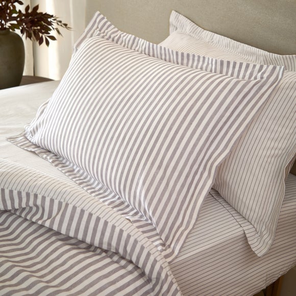 Yard Hebden 100% Cotton Oxford Pillowcase Pair