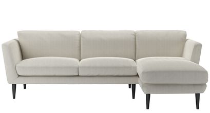 Holly Medium RHF Chaise Sofa in Clay House Herringbone Weave - sofa.com