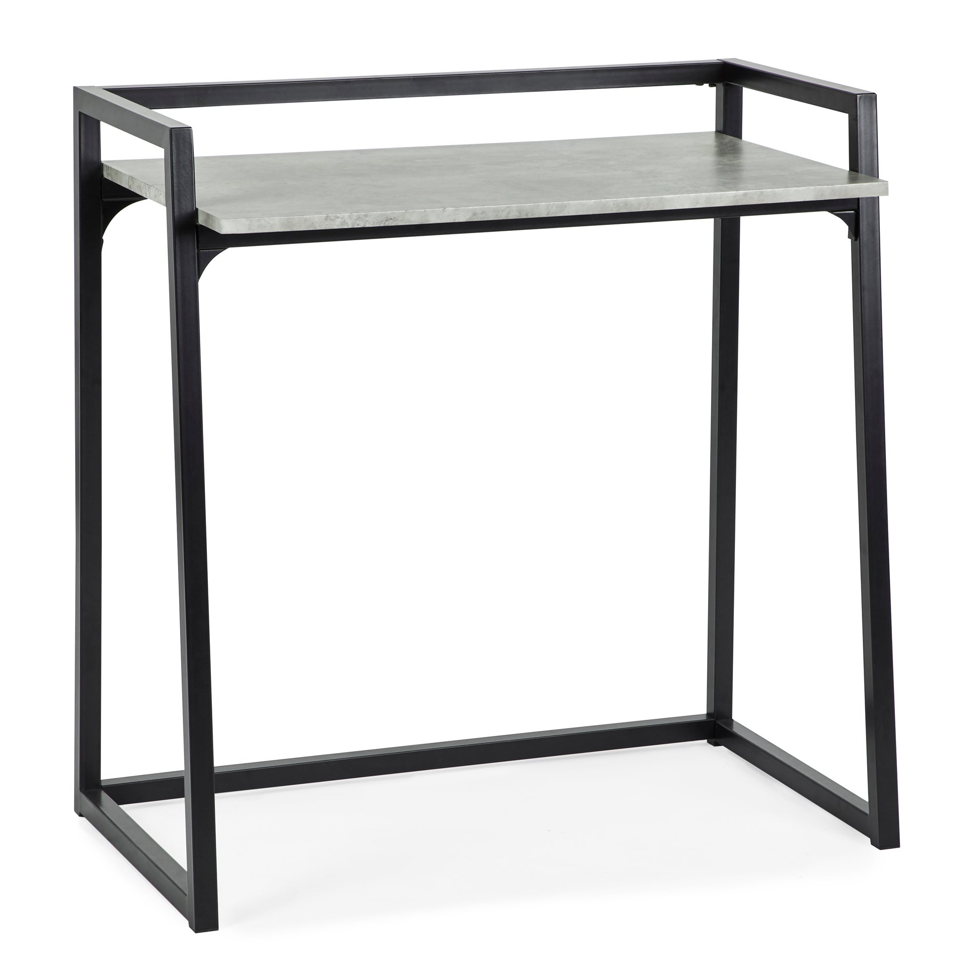 Alfie Concrete Effect Desk Grey