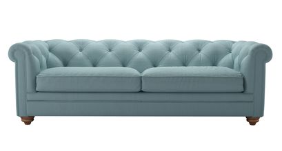 Patrick 3 Seat Sofabed in Lagoon Brushed Linen Cotton - sofa.com