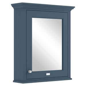 Bayswater Stiffkey Blue Bathroom Mirror Cabinet - 600mm