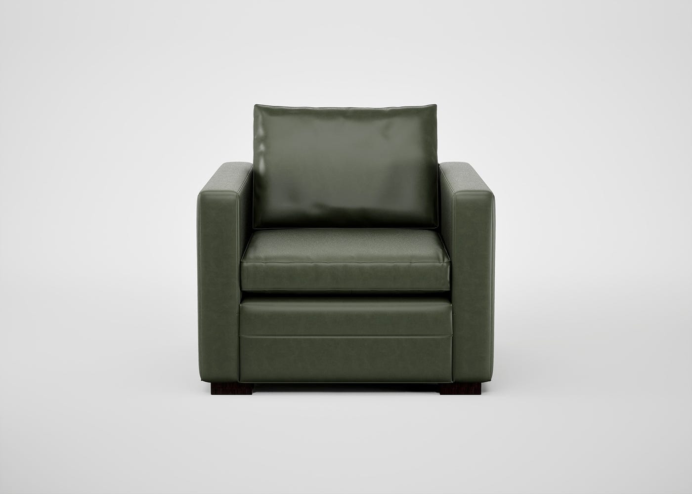 Heal's Palermo Armchair Siena Cotton Clay Black Feet 2