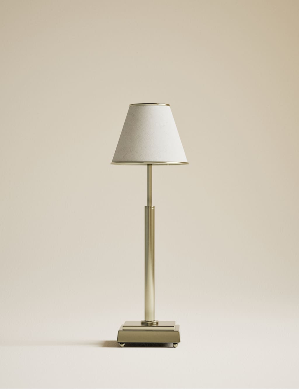 M&S Rechargeable Brass Table Lamp Antique Brass