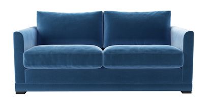 Aissa 2.5 Seat Sofa Bed in Bahama Cotton Matt Velvet - sofa.com