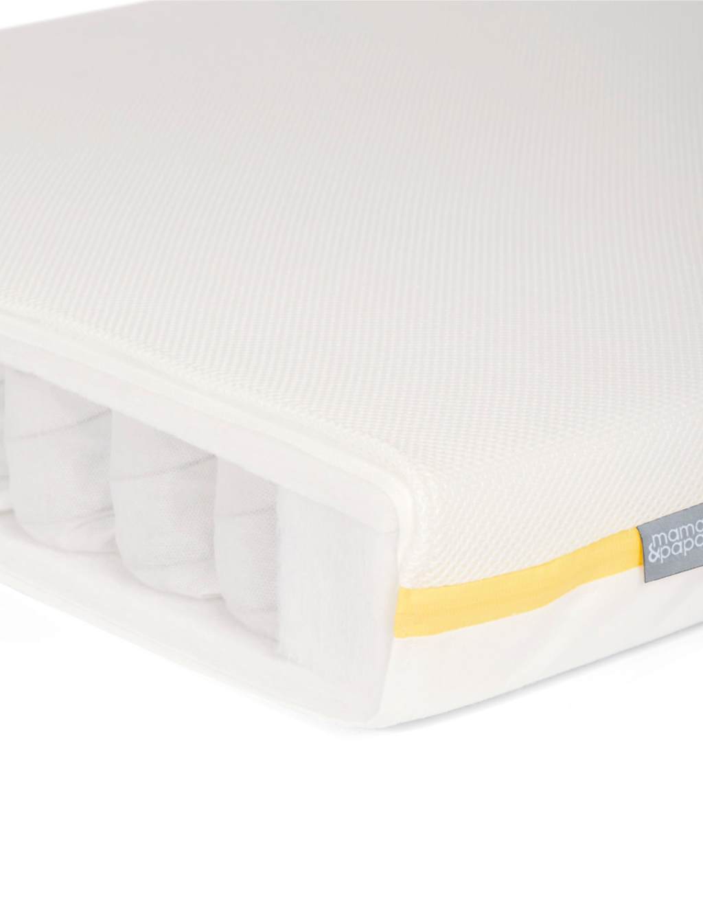 Mamas & Papas Essential Pocket Spring Cot Bed Mattress White
