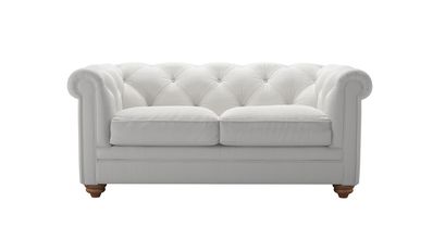 Patrick 2 Seat Sofabed in Alabaster Brushed Linen Cotton - sofa.com