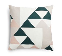 55x55cm Scatter Cushion in Guava Tamasyn Gambell Aztec - sofa.com