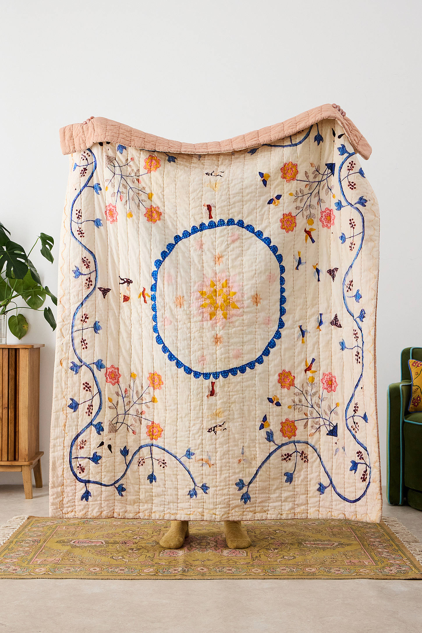 Boho Quilted Throw