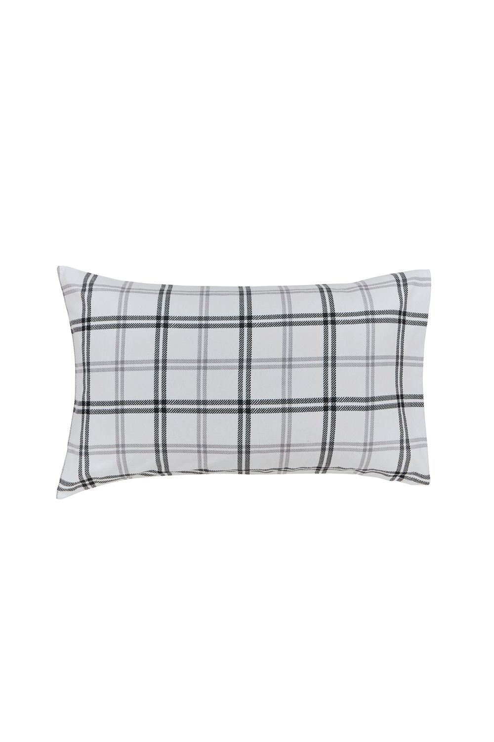 Helena Springfield 'Hunter's Check' Brushed Cotton Duvet Cover Set in Grey 4
