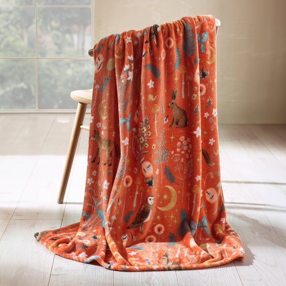 Catherine Lansfield Enchanted Twilight Throw Blanket 130cm x 170cm