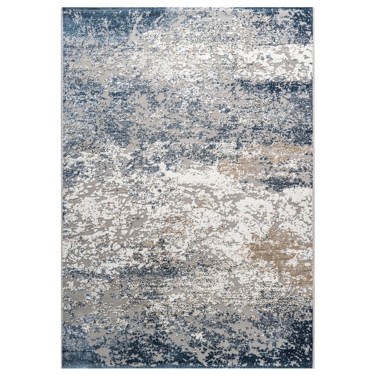 Arroyo 133X195Cm Rug, Square, Navy Polyester | W133cm | Barker & Stonehouse