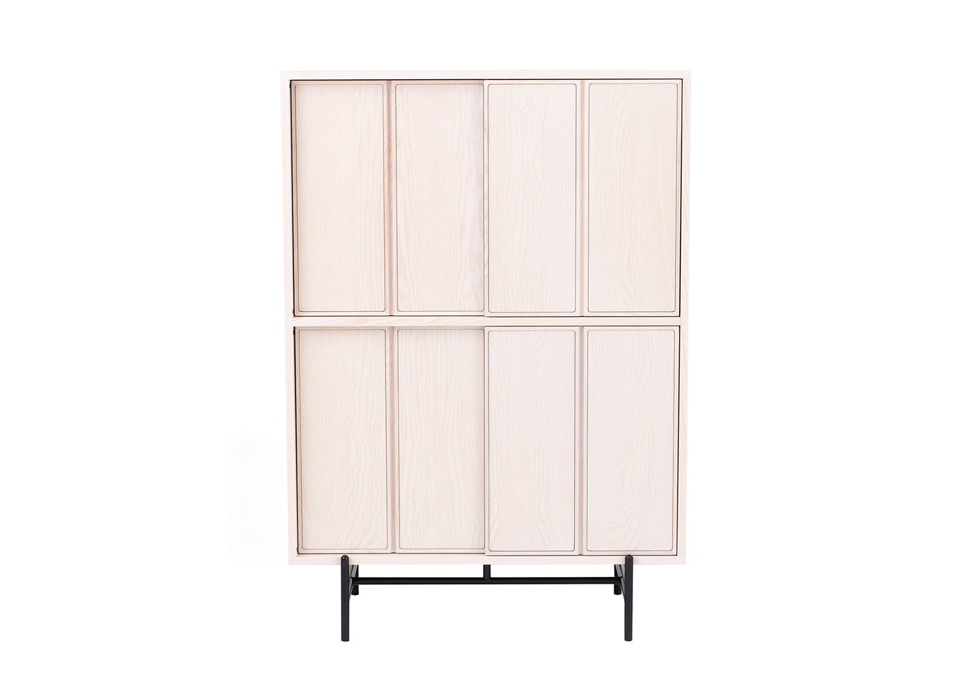 Ercol Canvas Tall Cabinet Whitened Ash