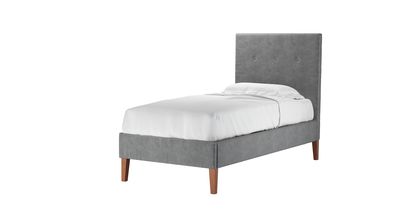 Avery 130cm Single Bed in Earl Grey Smart Velvet - sofa.com