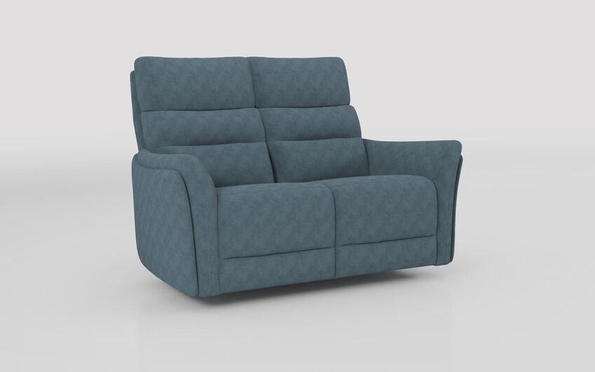 Blue Fabric Cleveley 2 Seater Sofa