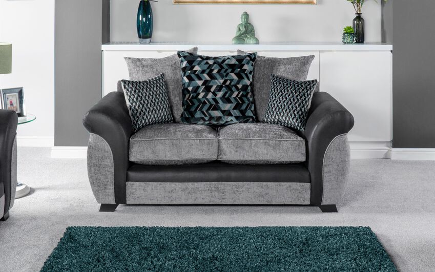 ScS Living Kadie Fabric 2 Seater Scatter Back Sofa