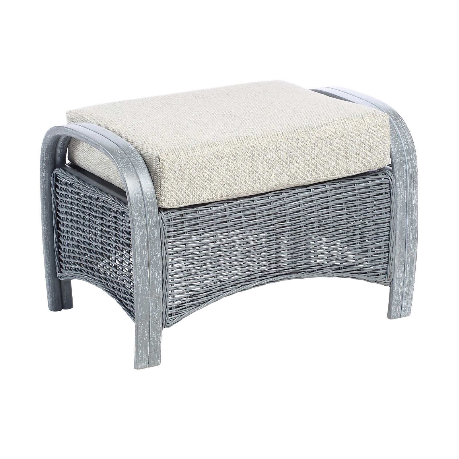 Turin Grey Footstool