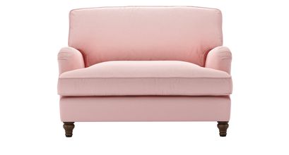 Bluebell Loveseat Sofabed in Rhubarb Smart Cotton - sofa.com