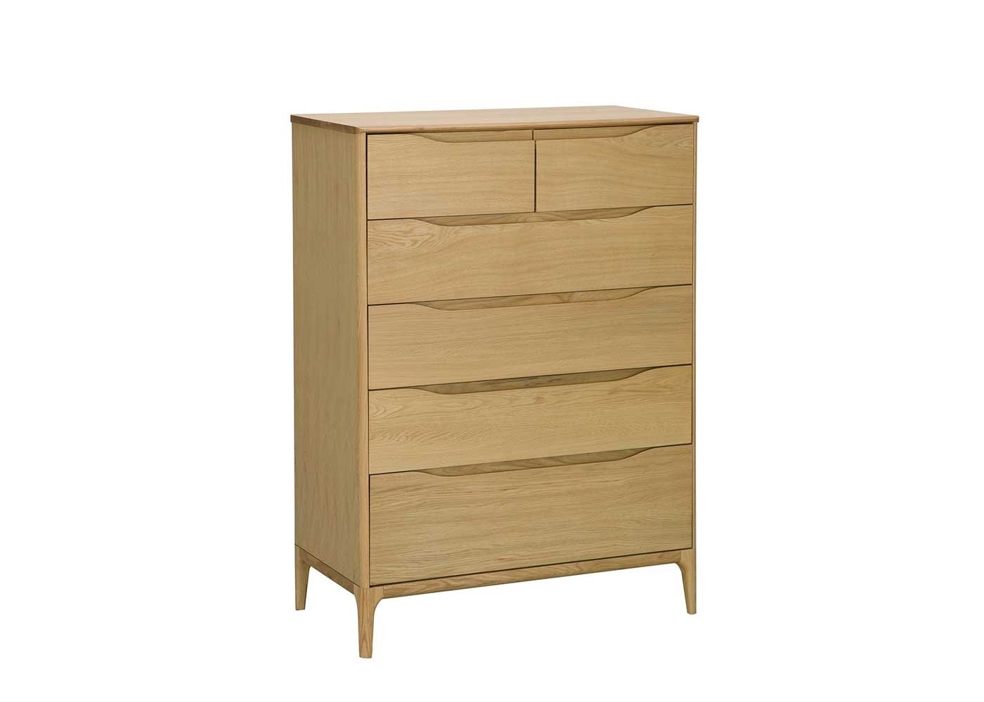 Ercol Rimini 6-Drawer Chest Wide