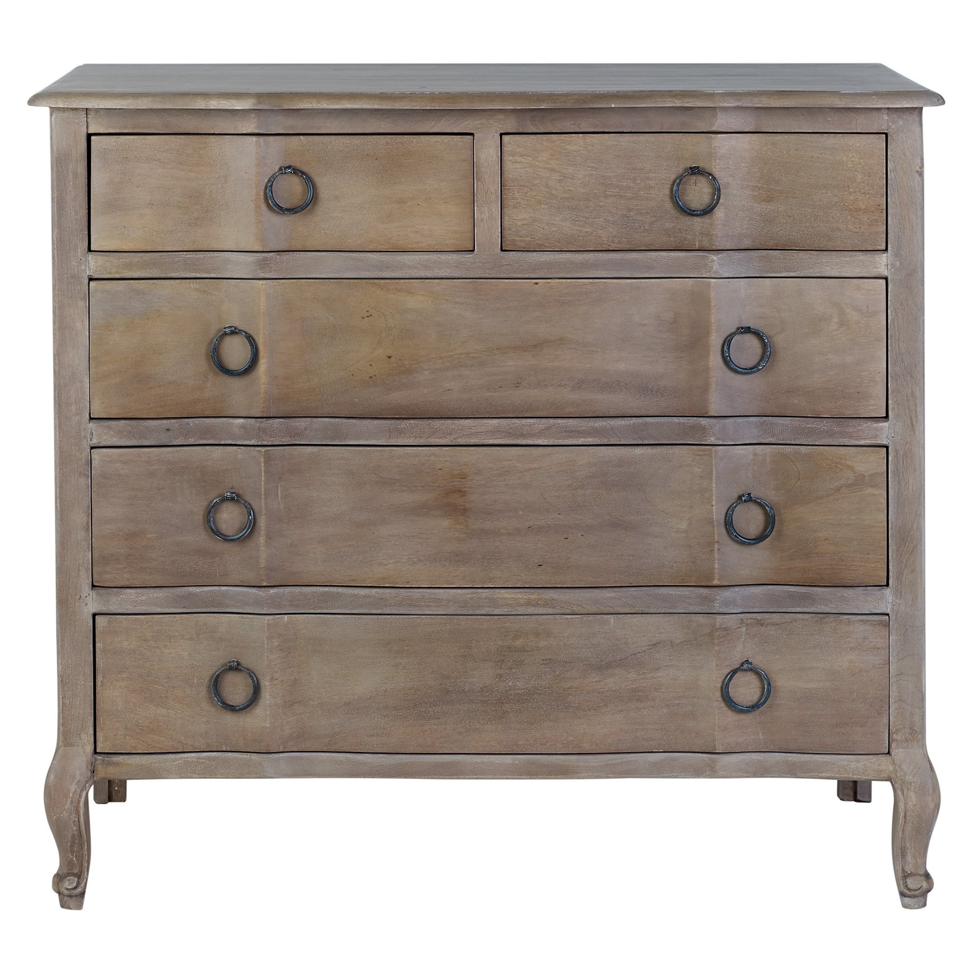Amelie 5 Drawer Chest Brown