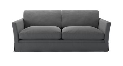 Otto 3 Seat Sofa Bed in Shadow Brushed Linen Cotton - sofa.com