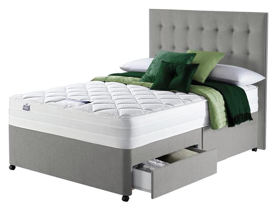 Silentnight Knightly 2000 Luxury Superking 2 Drw Divan Bed