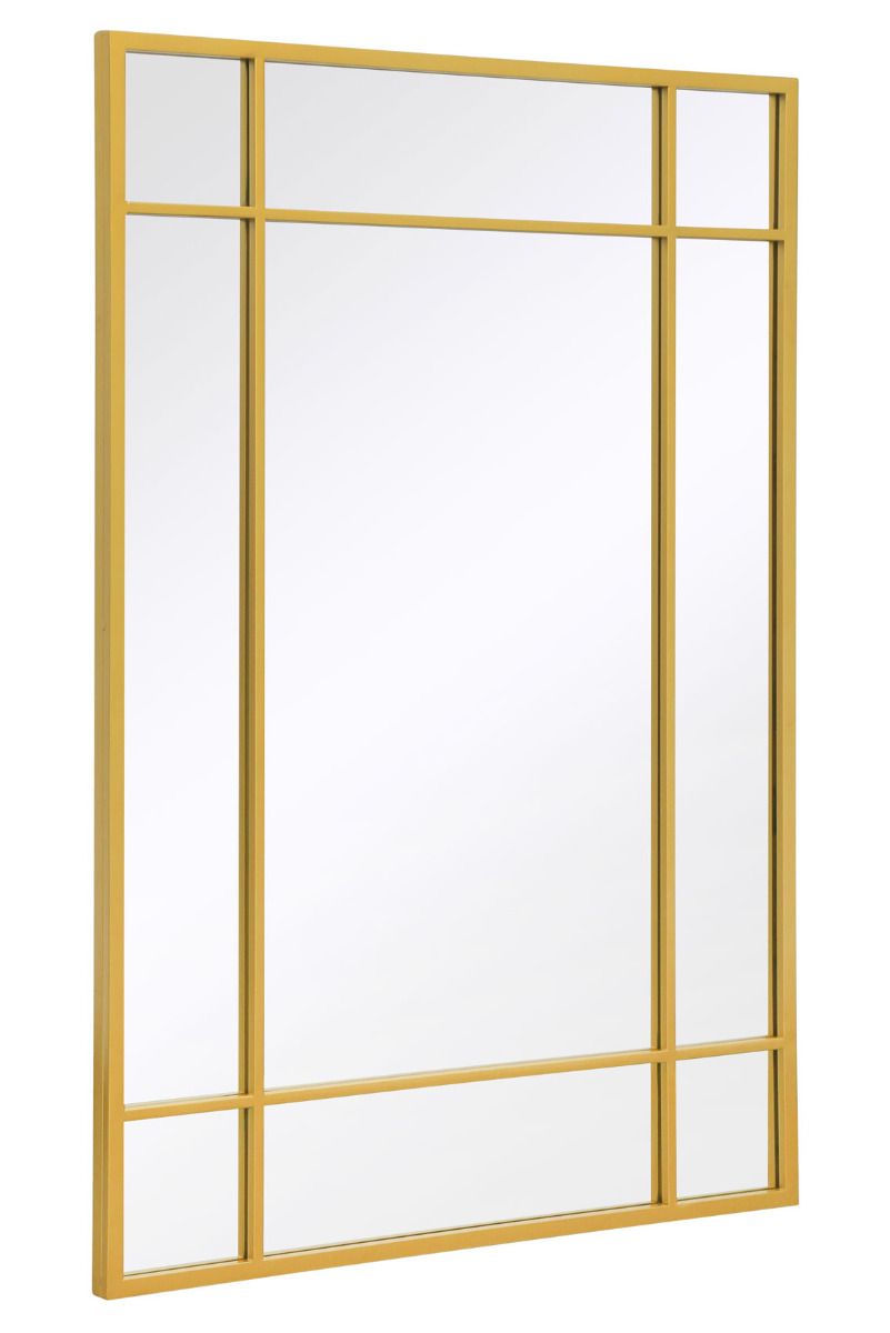 MirrorOutlet Gold Modern Contemporary Garden Wall Mirror 39" X 27" (100x70CM) 4