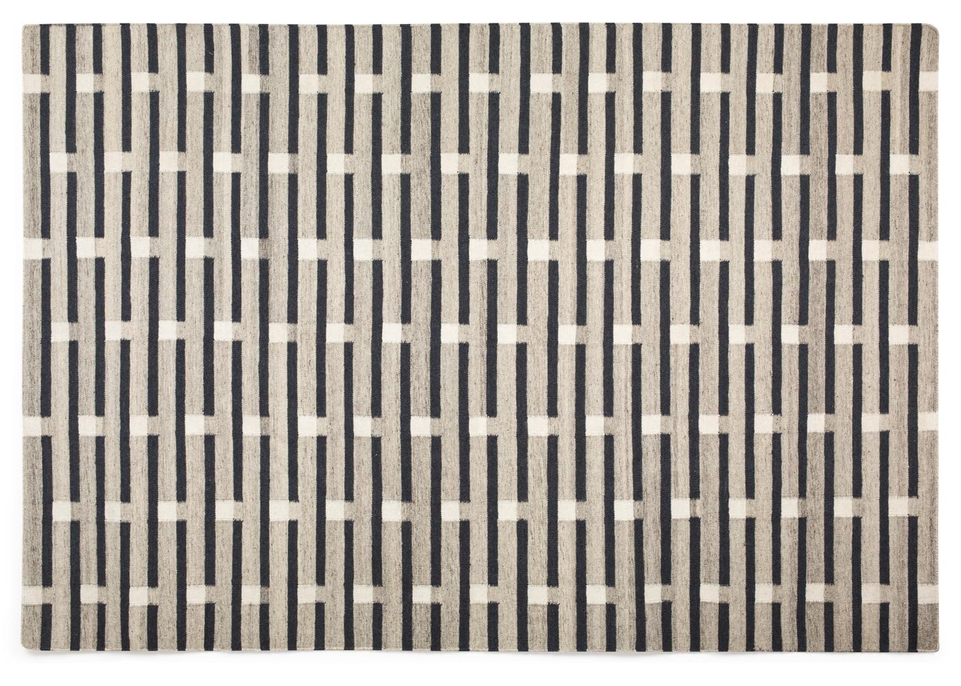 Case Purlin Flatweave Rug 200 x 300cm Grey