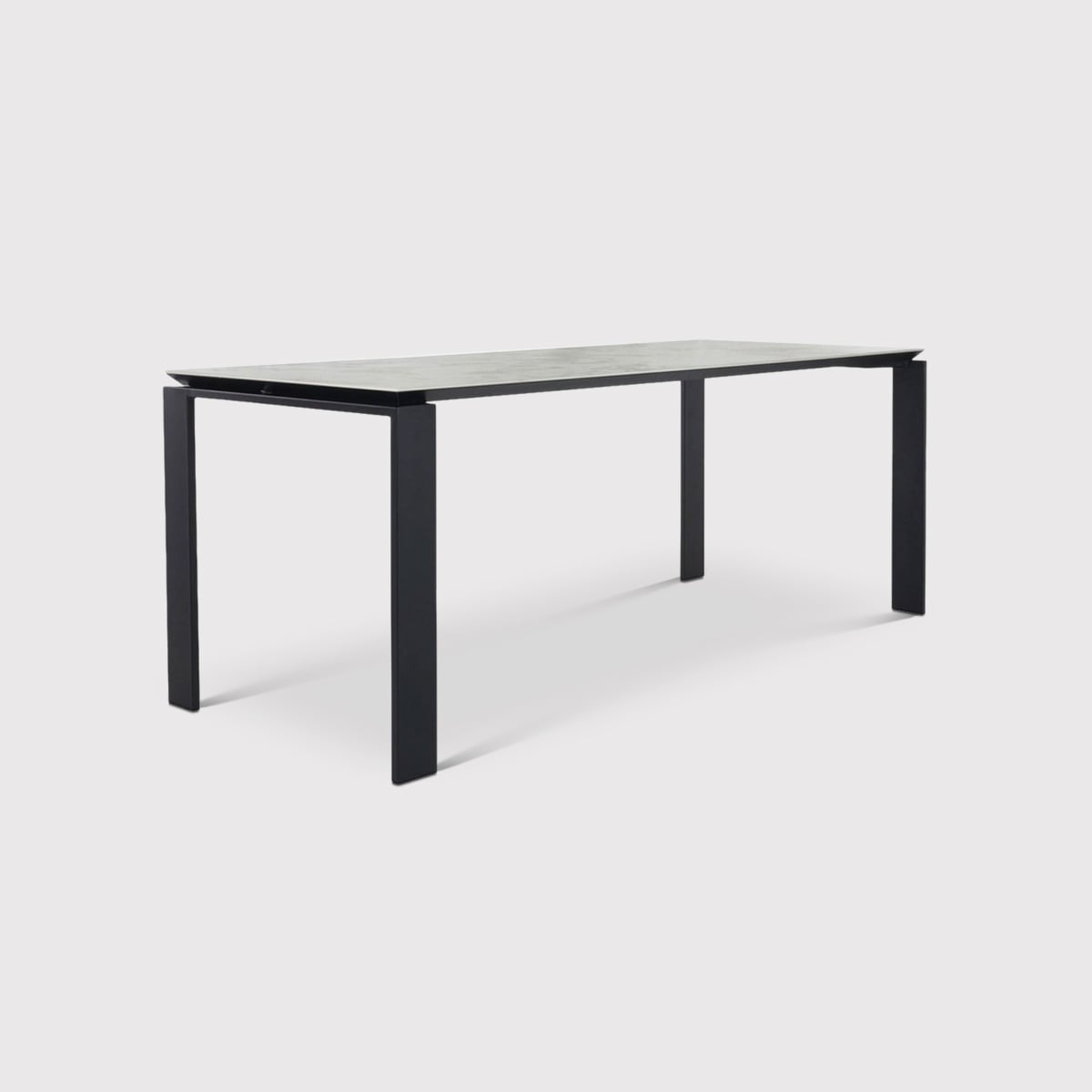 Kartell Four Dining Table 190X79, White Metal | Barker & Stonehouse