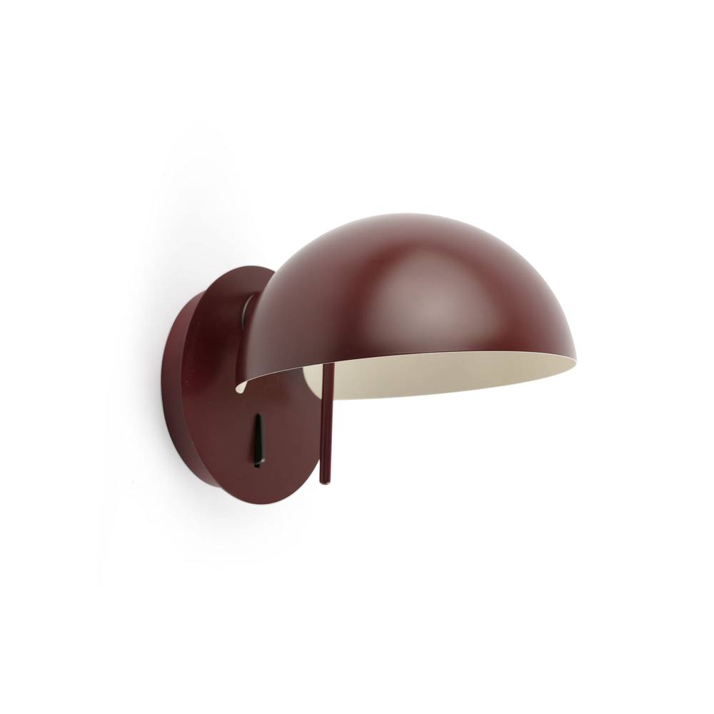 Netlighting Matilda Dome Wall Lamp Garnet 1x E14 in Red