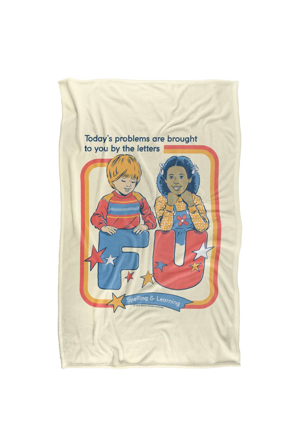 Steven Rhodes Today'S Problems Silky Touch Super Soft Throw Blanket