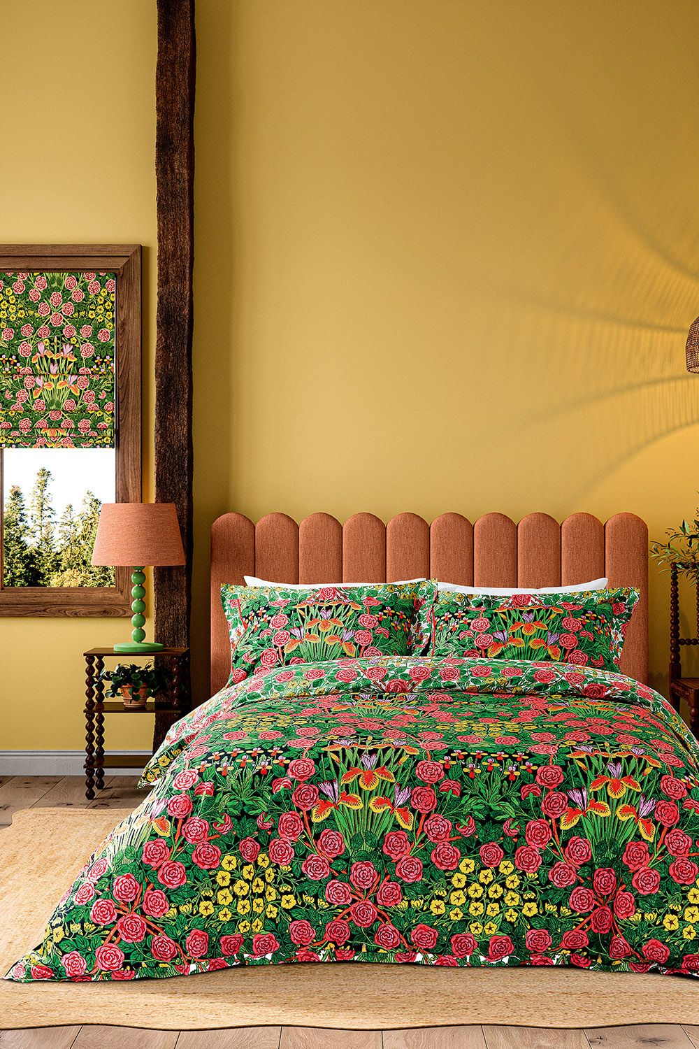 Morris & Co 'Campanula' Cotton Duvet Cover Set