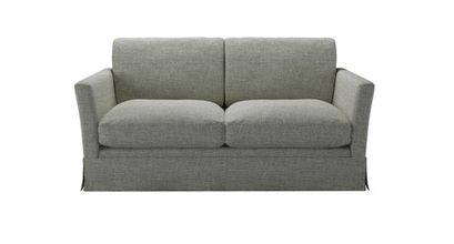 Otto 2 Seat Sofa Bed in Grey Marl Highland Tweed