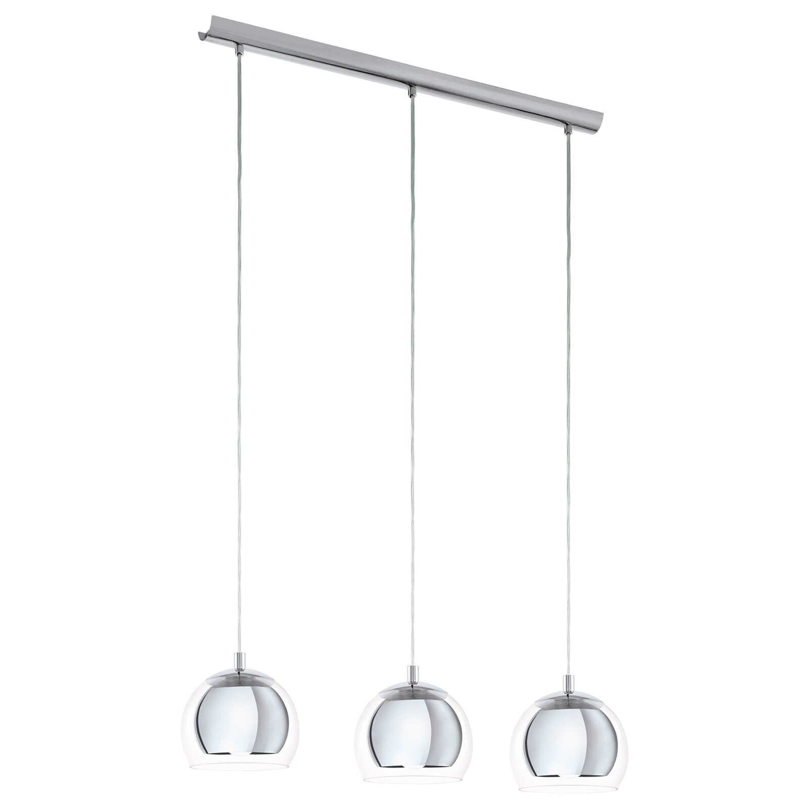 Eglo Rocamar 3 Light Pendant Light - Chrome