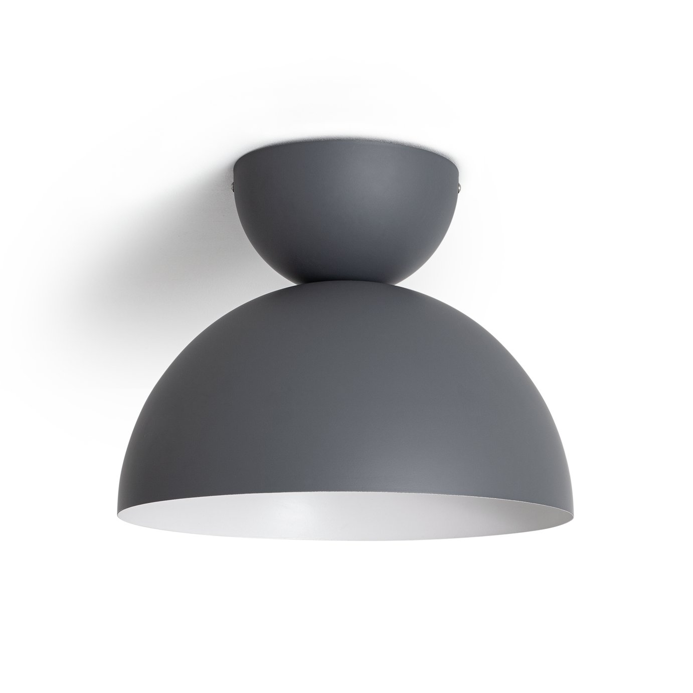 Habitat Metal Diablo Flush to Ceiling Light - Grey