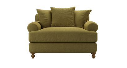 Teddy Loveseat Sofabed in Mossymere Norfolk Cotton - sofa.com