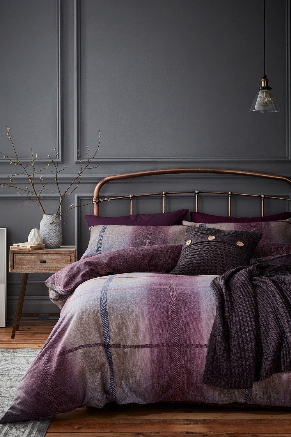 Brushed Berwick Tweed Single Duvet Set