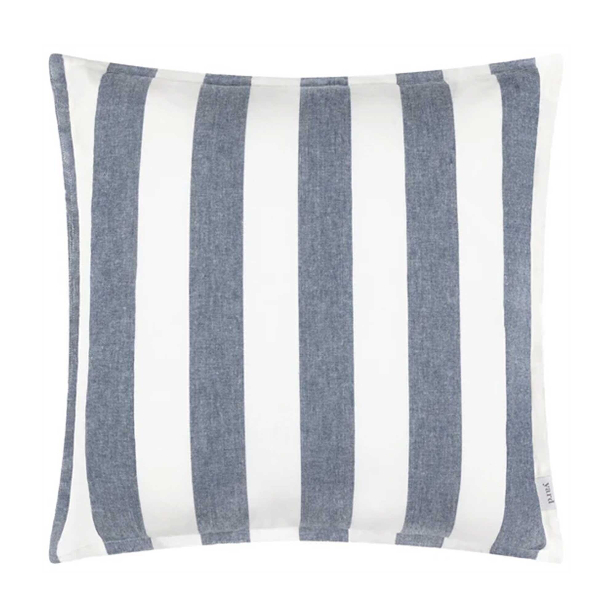Blue Striped Outdoor Cushion, Square | Barker & Stonehouse