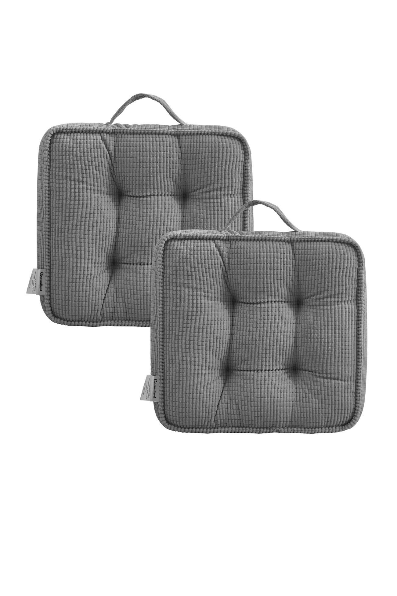 Ezysleep Outdoor / Indoor Set of 2 Seat Cushions in Grey