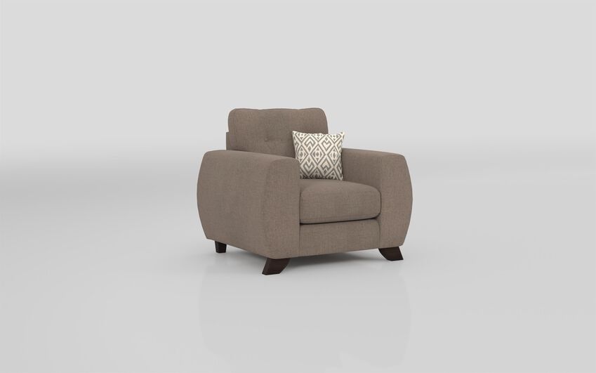ScS Living Brown Aspen Fabric Standard Chair