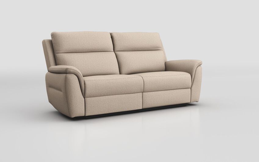 Cream Fabric Sogliano 3 Seater Sofa
