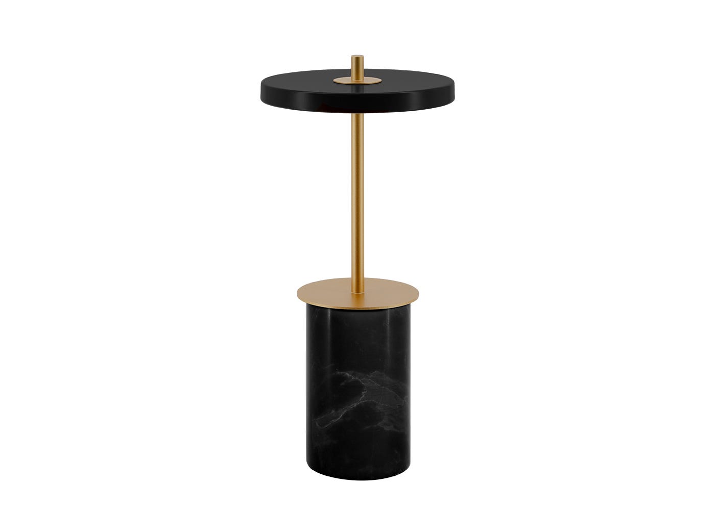Umage Asteria LED Move Mini Portable Table Lamp Black Marble