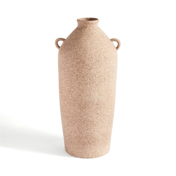 Tall Stone Bottle Vase with Handles 3